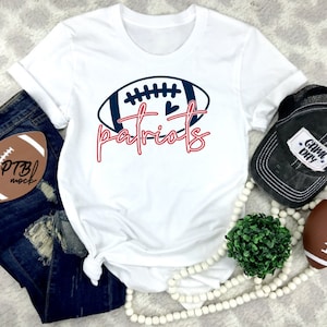 INSTANT Download - Patriots| Football Mom | Cheer | Smooth Style | Red and Navy | Svg, Png, PDF