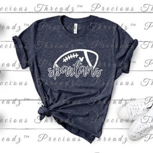 Spartans Tee | Unisex Shirt | Kurzarm | Grafik Tee | Unisex Tees | Fußball Mama | Jubeln