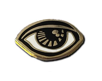 EYE enamel pin.