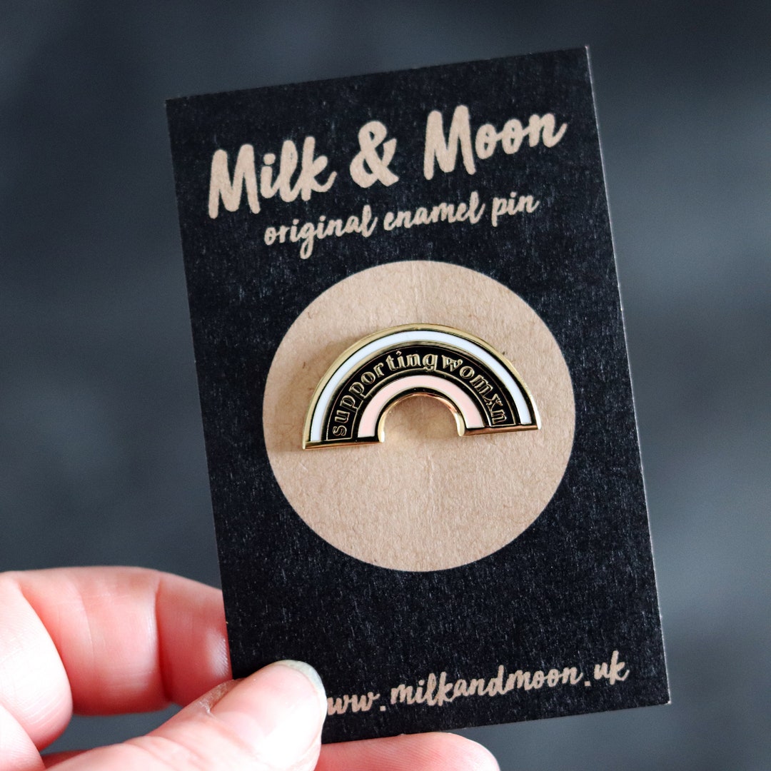 Supporting Womxn Intersectional Feminist Enamel Pin - Etsy