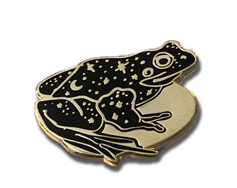 Magical Frog enamel pin badge