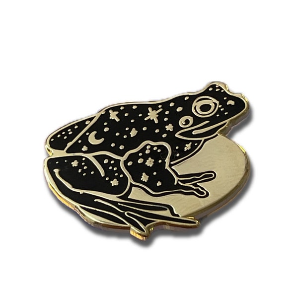 Magical Frog enamel pin badge