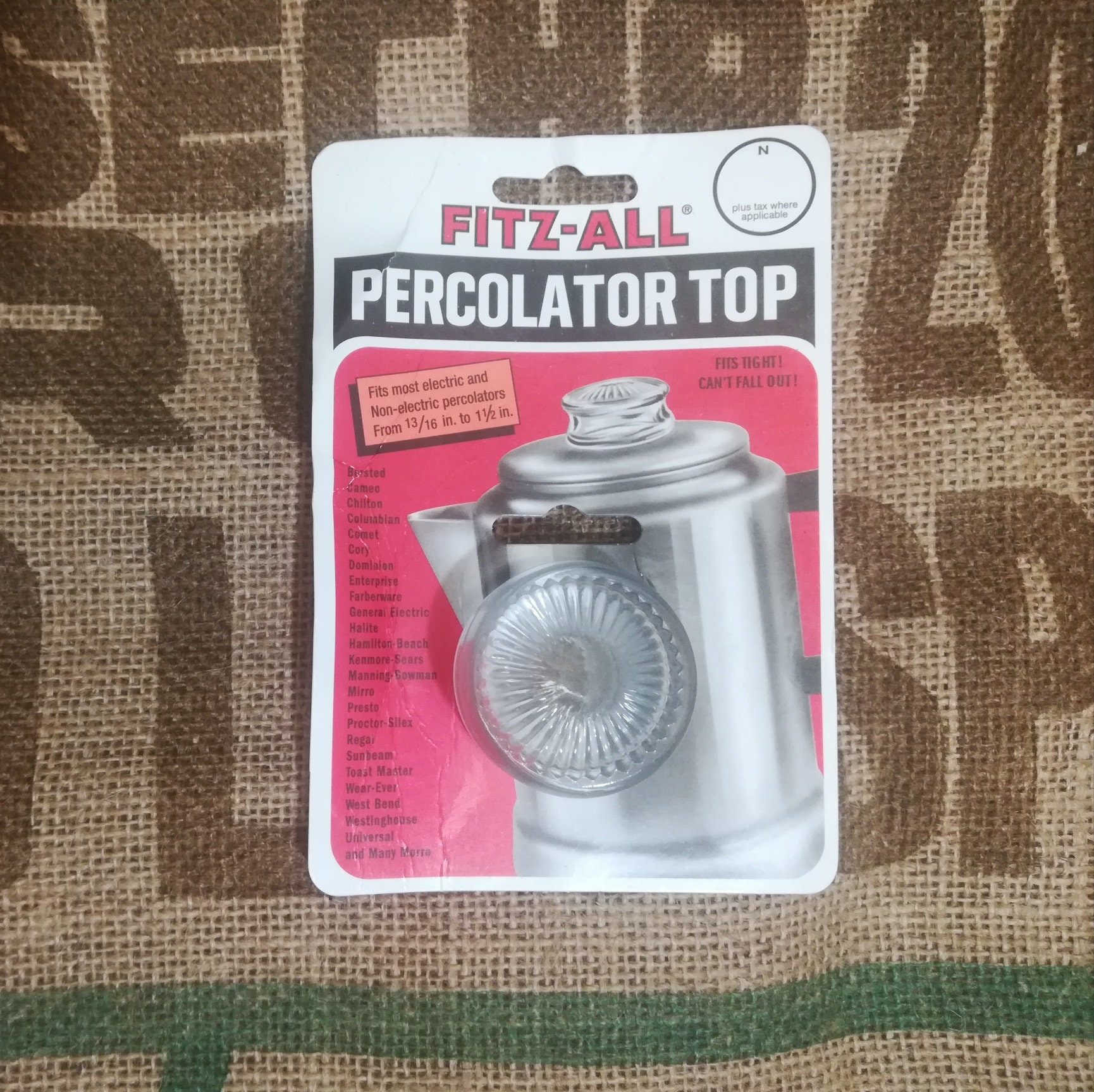 Fitz-All Percolator Top Replacement, Glass, Small