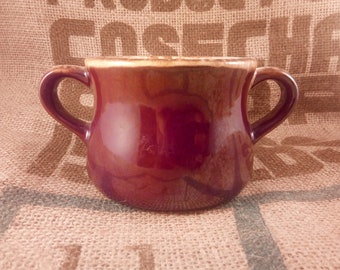 McCoy Brown Drip Sugar Bowl