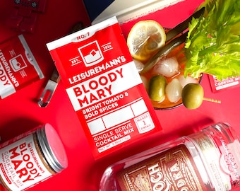 Bloody Mary Single Serve Cocktail or Mocktail Mixer Pack