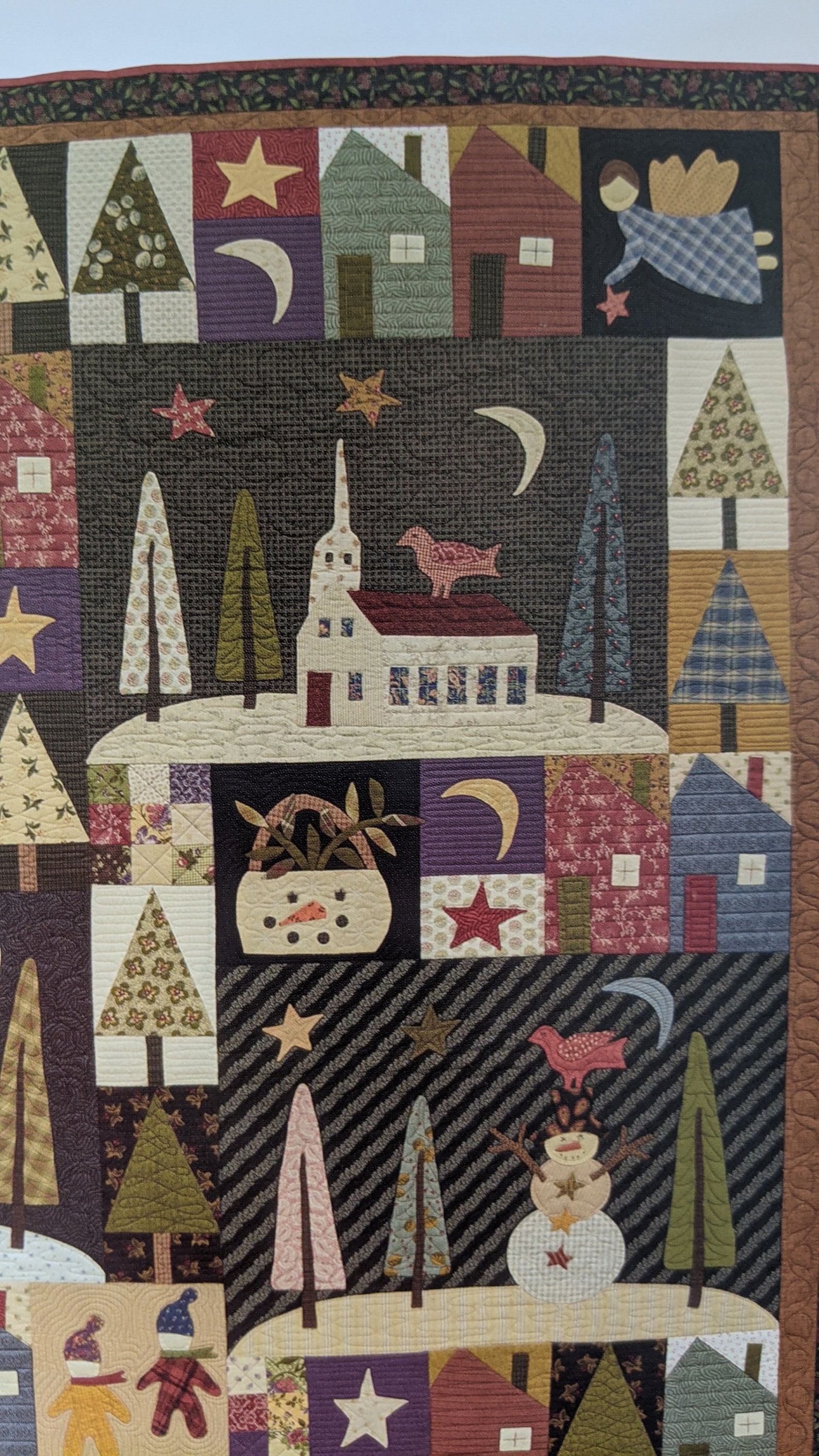 Sleigh Bells Folk Art Winter Quilt Pattern Book by Jan Patek Etsy