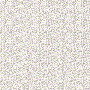 Cartão postal da Highlands Mountain Heather - Liberty Lasenby Cotton - Por meia jarda