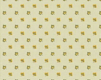 Falling Leaves - Green - Spiced Cider by Andover Fabrics - A250G