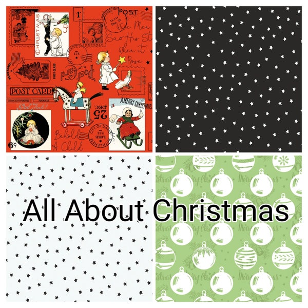 All About Christmas - Build Your Own Fat Quarter Bundle - J. Wecker Frisch