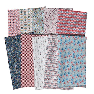 Happy Birthday America Collection - Mary Engelbreit -  Build Your Own Fat Qtr -  10 Designs