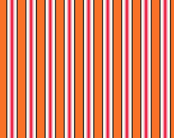 Candy Stripe Orange by Denyse Schmidt - Five + Ten Collection - #52486-7 Windham Fabrics - By the Yard or Half Yard