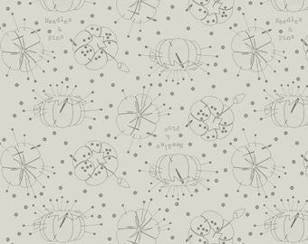 Best of She Who Sews - Pincushion Linework Grijs - J. Wecker Frisch - Riley Blake Designs - PD11332- BTHY