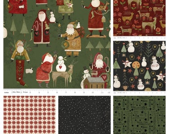 Kringle - Build Your Own FQ Bundle - Teresa Kogut Riley Blake Designs
