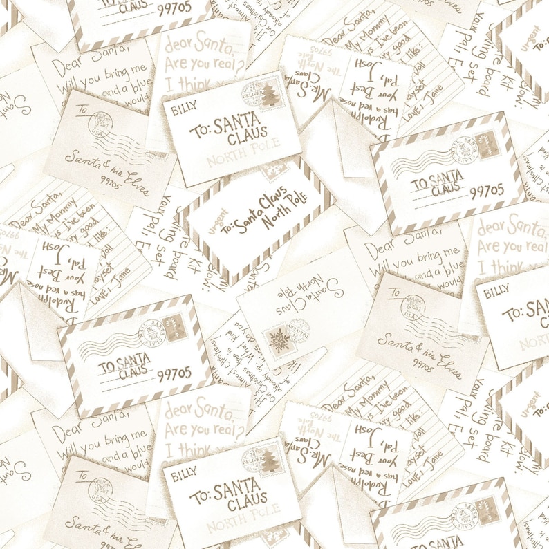 Letters to Santa from All the Trimmings by Maywood Studio #9373-W White