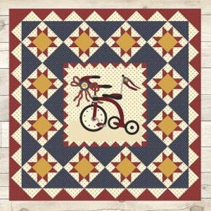 Buttermilk Basin Vintage Summer Quilt Pattern with Panel by Stacy West of Buttermilk Basin Design Co. for Riley Blake Designs - #bmb1827