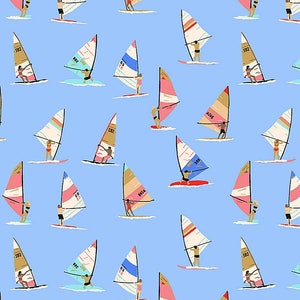 Dear Stella - By The Half Yard - Windsurfers - Aquarius - Stella- 2017