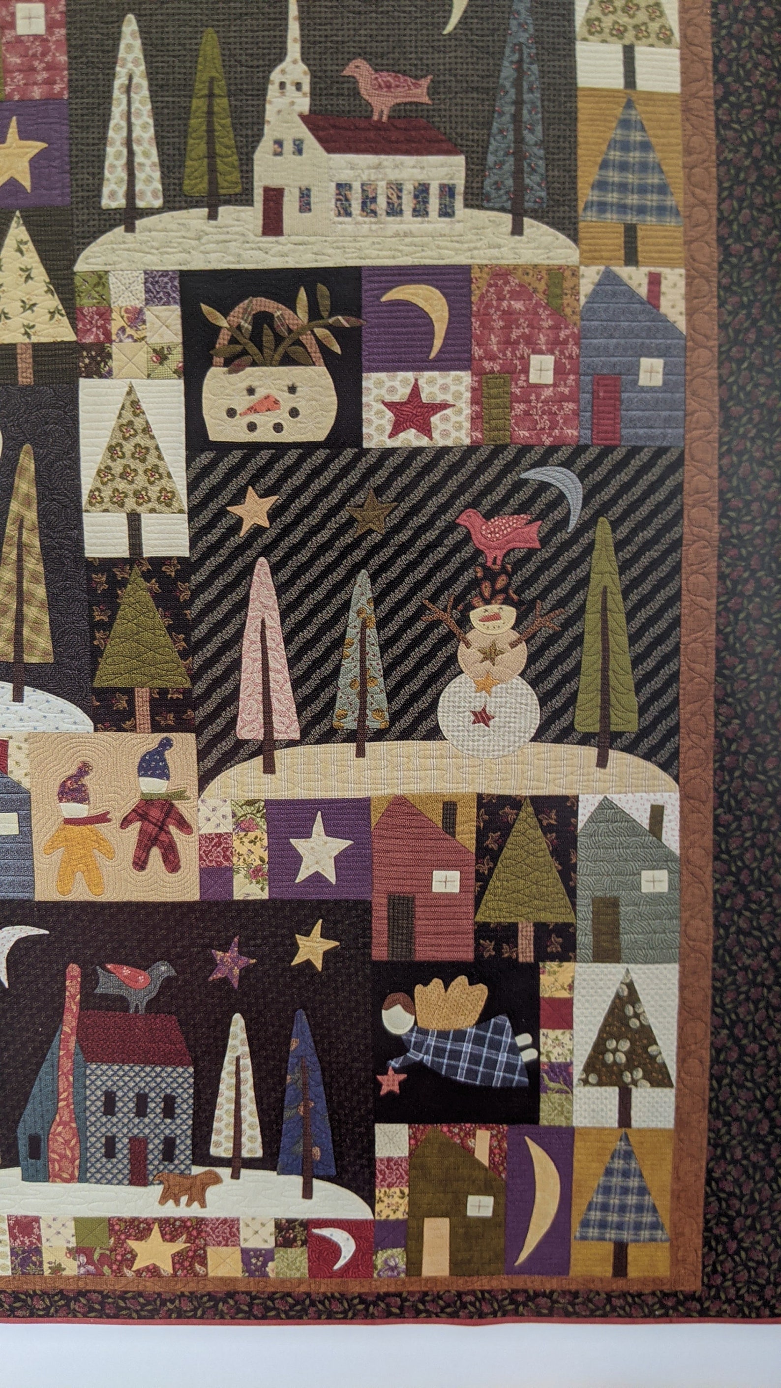 Sleigh Bells Folk Art Winter Quilt Pattern Book by Jan Patek Etsy