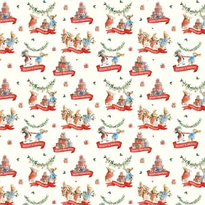 Decorare Peter Rabbit - By the Half Yard - Hoppy Holidays - 3262-03
