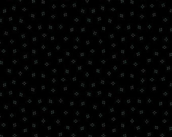 Pequeñas líneas - Negro - Por media yarda - Kim Diehl - 970-99 - Autumn Farmhouse