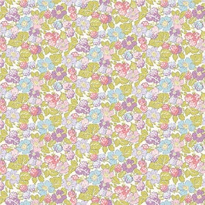 Postkarte von den Highlands Himbeerfutter - Liberty Lasenby Cotton - By the Half Yard