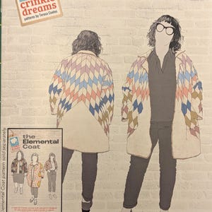 Elementy pikowane Lone Star do płaszcza Elemental - Crinkle Dreams autorstwa Teresy Coates - Wzór uzupełniający do płaszcza Elemental