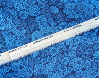 Afternoon Tea A- Liberty Garden Party Blue China - Liberty Fabrics