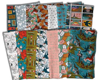 Love Letters - Club Hauer voor Free Spirit - Bouw je eigen Fat Quarter - 14 prints
