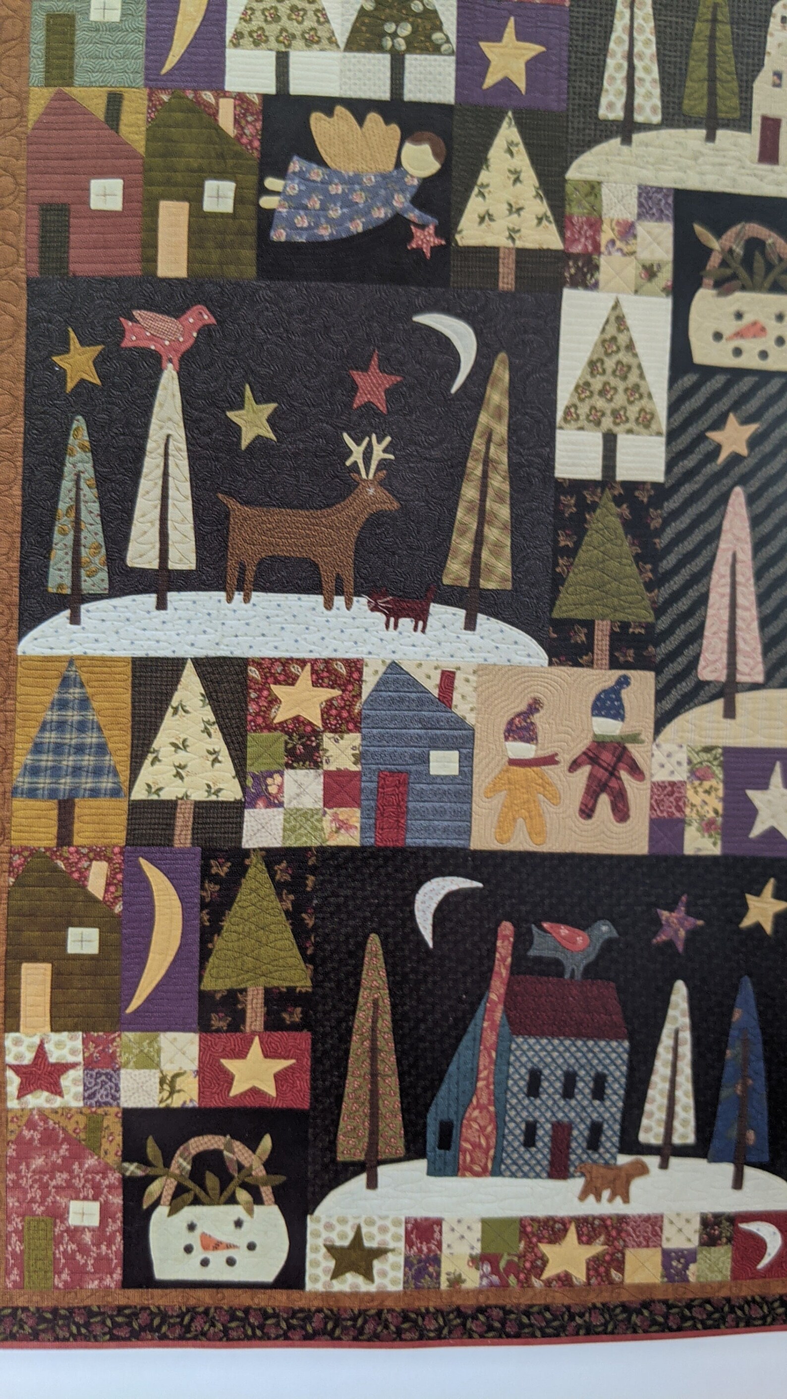Sleigh Bells Folk Art Winter Quilt Pattern Book by Jan Patek Etsy