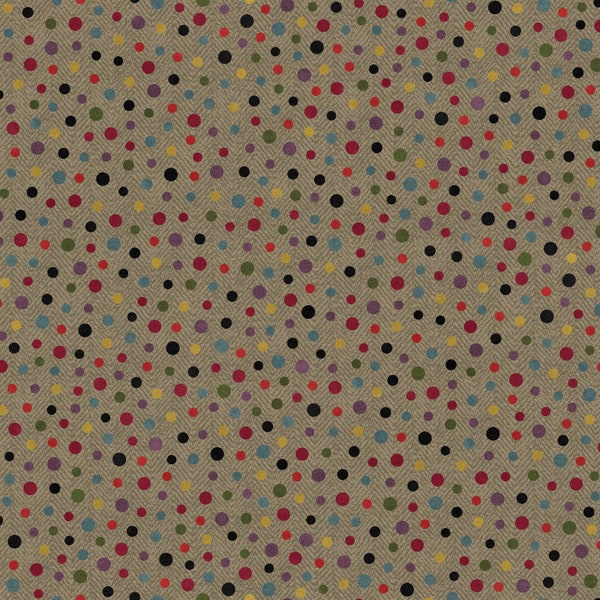 Woolies Flannel Bonnie Butterflies - BTHY - Tan Dots by Bonnie Sullivan #9947-T