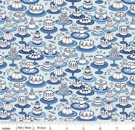 Afternoon Tea×LIBERTY/ Flower pattern OP Afternoon Tea A- Liberty Garden Party Blue China - Liberty Fabrics