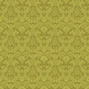 Christmas Magic Brocade -  Green - By The Half Yard - Benartex 13124