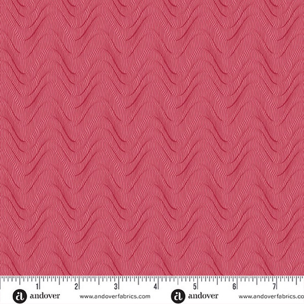 Fernshaw - Daniel - Pink - By the Half Yard - Max and Louise for Andover Fabrics - 1031 - E Tonal