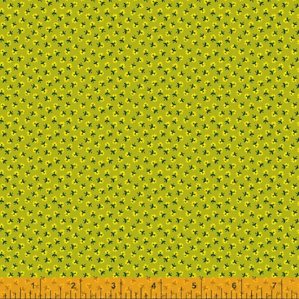 Itty Bitty Lime by Denyse Schmidt - Five + Ten Collection - #52488-12  Windham Fabrics - By the Yard or Half Yard