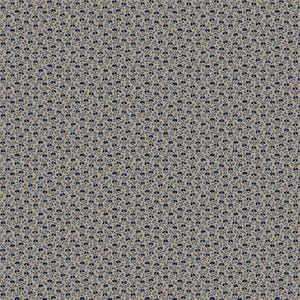 Ditsy Flowers Blue - By the Half Yard - Pam Buda Marcus Fabrics - Colorful Coordinates and Stashing Stripes - R171462D
