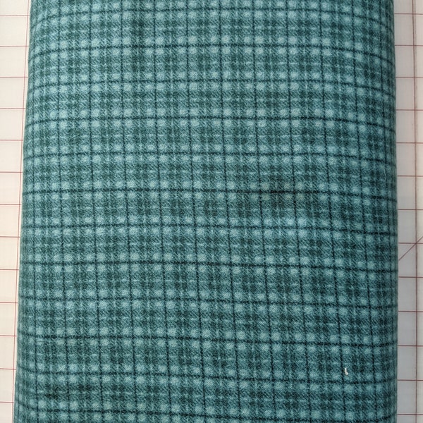 Woolies Flannel Plaid by Bonnie Sullivan #18502 Q Teal