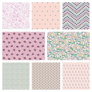 Liberty Pastels - Build Your Own Fat Quarter Bundle - Pink and Lavender Liberty of London Prints from Riley Blake Designs