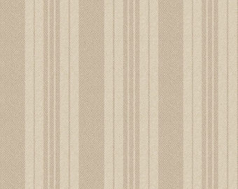 May include: A seamless pattern featuring vertical stripes in varying shades of beige and cream. The design incorporates a subtle herringbone texture within the stripes, creating a classic and elegant look. This pattern is suitable for various home decor applications.