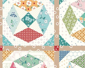 Bee Vintage Cheater Cloth - Halvmeter - Lori Holt - Riley Blake CH13091