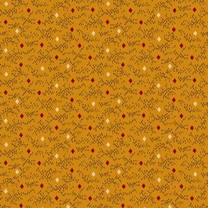 Sideboard - By the Half Yard - Pam Buda Marcus Fabrics - 19th Century Sparklers Collection - R171092 Cheddar