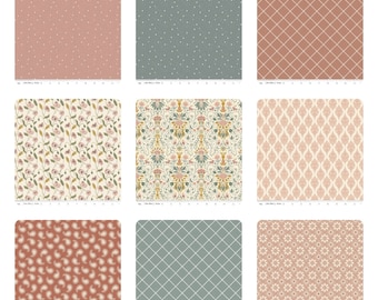 Elegance - Dusty Rose  - Build Your Own FQ Bundle - by Corinne Wells for Riley Blake Designs