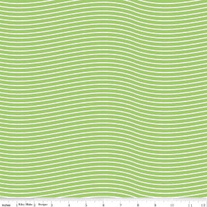 Nicholas  - Postal Stripes Green - J. Wecker Frisch - Riley Blake Designs - C12341 - BTHY