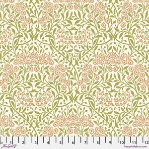Buttermere - Michaelmas Daisy - Sunshine  - By the Half Yard - The Original Morris & Co. for Free Spirit - PWWM035.Sunshine