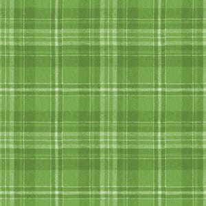 Classic Christmas  - Plaid Green - J. Wecker Frisch - Riley Blake Designs - C16285- BTHY
