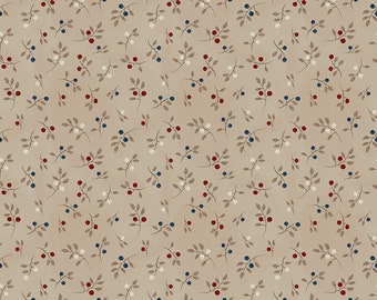Huckleberry Saltbox - Rametti di Mandorla - Karen Walker per Riley Blake Designs - 14356-Mandorla - Disponibile a mezzo metro
