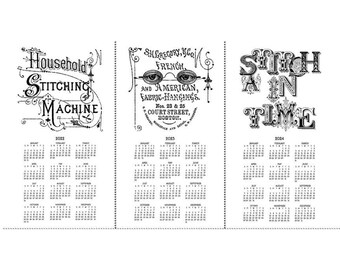 Beste van zij die driejarige kalender canvas naait - PD11335 - PANEEL - 24 "x 43" quilts - Totes - Baby - Bruiloft - Save the Date