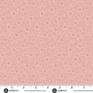 Sewing Basket - Lantana Pink Tonal  by the half yard - Laundry Basket Quilts - Andover Fabrics - 956E