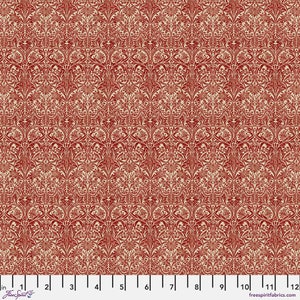 The Cotswold Holiday Collection - Mini Bluebell Red - By the Half Yard - The Original Morris & Co. for Free Spirit - PWWM92.Red