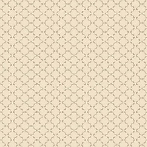 Interlocking Diamonds - Cream  - By the Half Yard - Scraps of Kindness by Kim Diehl - 686-40