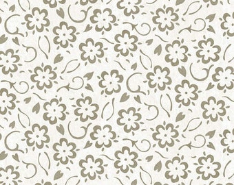 Beste van zij die naait - door de halve werf - bloemstencils grijs