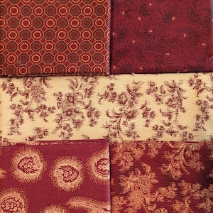 Kim Diehl Reds - Build Your Own FQ Bundle -  Henry Glass - Farmhouse Christmas - Gratitude and Grace